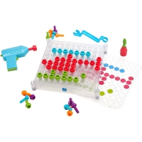 Развивающая игрушка "Закручивай и учись" (прозрачный, с карточками) - fgospostavki.ru - Балашиха