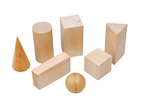 Набор "Тела геометрические" (деревянные) - fgospostavki.ru - Балашиха
