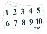 Набор цифр от 1 до 10 (для начальной школы) - fgospostavki.ru - Балашиха