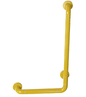 Поручень опорный L-образный вертикальный (желтый) - fgospostavki.ru - Балашиха