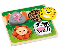 Тактильные пазлы "Сафари" - fgospostavki.ru - Балашиха