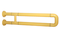 Поручень неоткидной двухопорный с антибактериальным покрытием (желтый) - fgospostavki.ru - Балашиха