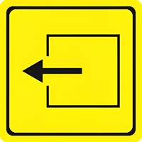 Тактильный знак (выход из помещения) 150х150 - fgospostavki.ru - Балашиха