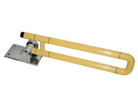 Поручень откидной с антибактериальным покрытием (желтый) - fgospostavki.ru - Балашиха