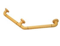 Поручень угловой трехопорный с антибактериальным покрытием (желтый) - fgospostavki.ru - Балашиха