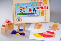 Игровой набор Фребеля "Конструктор деревянный без соединений-2" (Серия "Эксперимент") - fgospostavki.ru - Балашиха