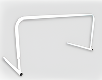 Барьер тренировочный регулируемой высоты (кнопочный фиксатор) - fgospostavki.ru - Балашиха