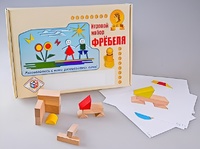 Игровой набор Фребеля "Конструктор деревянный без соединений-1" (Серия "Эксперимент") - fgospostavki.ru - Балашиха