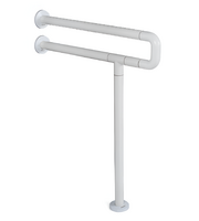 Поручень напольно-настенный с антибактериальным покрытием (белый) - fgospostavki.ru - Балашиха