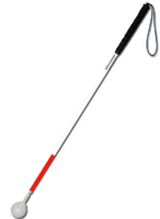 Трость телескопическая графитовая с вращающимся наконечником в виде шара - fgospostavki.ru - Балашиха