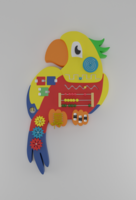 Бизиборд «Разноцветный попугай» - fgospostavki.ru - Балашиха