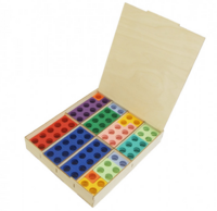 Нумирошка. Набор цветных пластиковых форм 80 шт. в коробке по методике Нумикон - fgospostavki.ru - Балашиха