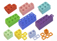 Нумирошка. Набор цветных пластиковых форм 100 шт. по методике Нумикон - fgospostavki.ru - Балашиха