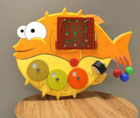 Бизиборд «Рыба-еж» - fgospostavki.ru - Балашиха