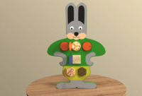 Бизиборд «Серый заинька» - fgospostavki.ru - Балашиха