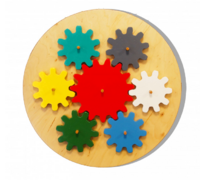 Бизиборд «Цветные шестеренки» - fgospostavki.ru - Балашиха