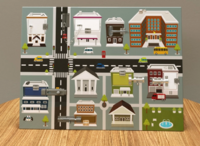 Настенная панель «Городские улицы» - fgospostavki.ru - Балашиха