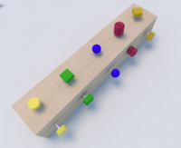 Развивающая панель «Винтовые цветочки » - fgospostavki.ru - Балашиха