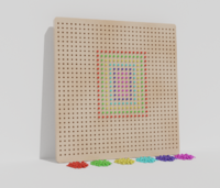 Тактильно-развивающая панель «Радужная мозаика» - fgospostavki.ru - Балашиха