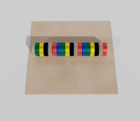 Тактильно-развивающая панель с разноцветными кругами - fgospostavki.ru - Балашиха