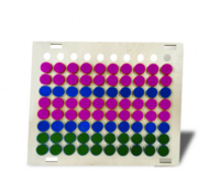 Тактильно-развивающая панель «Цветные фигурки» - fgospostavki.ru - Балашиха