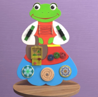 Бизиборд «Лягушка» - fgospostavki.ru - Балашиха