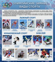 Стенд "Олимпийские зимние виды спорта" - fgospostavki.ru - Балашиха