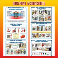 Стенд "Пожарная безопасность" Вариант 4 - fgospostavki.ru - Балашиха