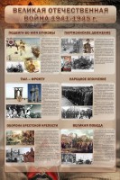 Стенд "Великая Отечественная война" (события) - fgospostavki.ru - Балашиха