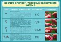Стенд "Вязание крючком. Условные обозначения. Часть 2" - fgospostavki.ru - Балашиха