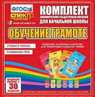 Динамические раздаточные пособия. Обучение грамоте (карточки). Комплект разрезных карточек для тренировки навыков чтения. - fgospostavki.ru - Балашиха