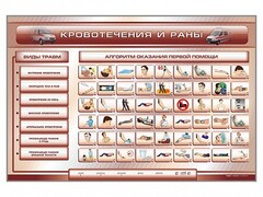Трехсекционный базовый комплект "Травмы. Кровотечения. Ожоги" для учащихся общеобразовательных учреждений - fgospostavki.ru - Балашиха