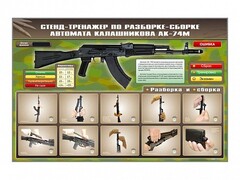 Стенд-тренажер по сборке-разборке автомата Калашникова АК-74М - fgospostavki.ru - Балашиха
