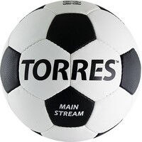 Мяч футбольный TORRES Main Stream (размер 4, синтетическая кожа, тренировочный) - fgospostavki.ru - Балашиха