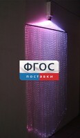 Фибероптическая занавесь (150 волокон) с интерактивным источником света - fgospostavki.ru - Балашиха