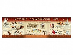 Настенное полотно "История Олимпийских игр" - fgospostavki.ru - Балашиха