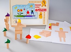 Игровой набор Фребеля "Конструктор деревянный без соединений-3" (Серия "Эксперимент") - fgospostavki.ru - Балашиха