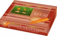 Счетный материал на магнитах "Овощи" - fgospostavki.ru - Балашиха