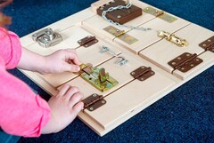 Тактильно-развивающая панель “Замочки” - fgospostavki.ru - Балашиха