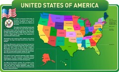 Стенд "United States Of America" - fgospostavki.ru - Балашиха