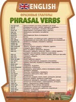Стенд "Фразовые глаголы" - fgospostavki.ru - Балашиха