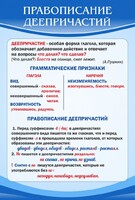 Стенд "Правописание деепричастий" - fgospostavki.ru - Балашиха