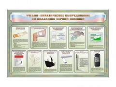 Стенды "Учебно-практическое оборудование по оказанию первой помощи" - fgospostavki.ru - Балашиха
