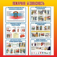 Стенд "Пожарная безопасность" Вариант 4 - fgospostavki.ru - Балашиха