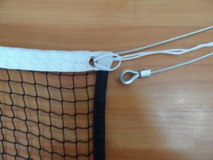 Сетка для бадминтона с тросом (1,5 миллиметра) - fgospostavki.ru - Балашиха