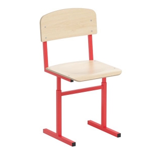 Стул ученический регулируемый на прямоугольной трубе рост. гр. № 1-4 - fgospostavki.ru - Балашиха