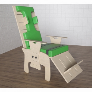 Стул для ребенка с ОВЗ с регулируемой подножкой «Адаптация» №1 - fgospostavki.ru - Балашиха