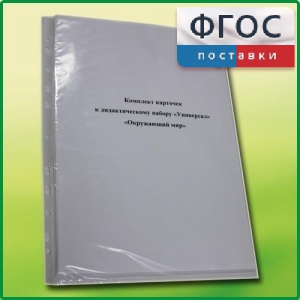 Комплект карточек к дидактическому набору «Универсал большой» «Окружающий мир» - fgospostavki.ru - Балашиха