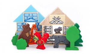 Комплект игрушек для сказкотерапии "Зайкина избушка" - fgospostavki.ru - Балашиха