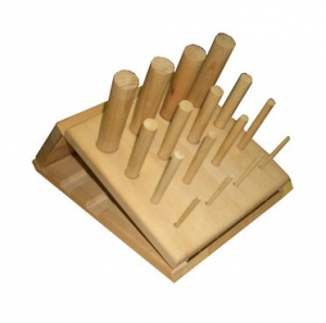 Наклонная панель с колышками для развития силы и подвижности пальцев рук и кисти (32 колышка) - fgospostavki.ru - Балашиха